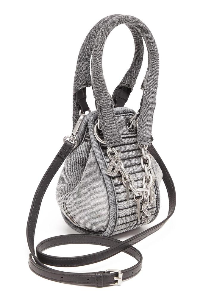 Denim Shoulder Bag XXS X09594P5573 UNI Gray T8013 (Diesel) Women's