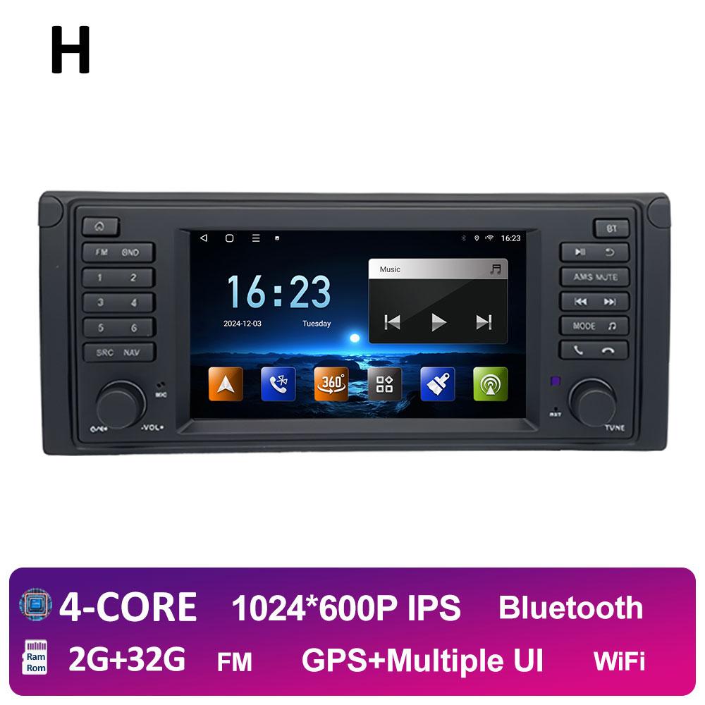 For BMW E39 GPS Navigation Wireless Carplay Autoradio 2.5D Touch Screen Car Video Radio Multimedia Player Android Auto Head Unit