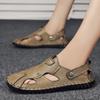 Large Size Breathable Hollow Sandals Seaside Travel Sewing Beach Slippers Outdoor Two Wear Fashion Casual Men's Shoes