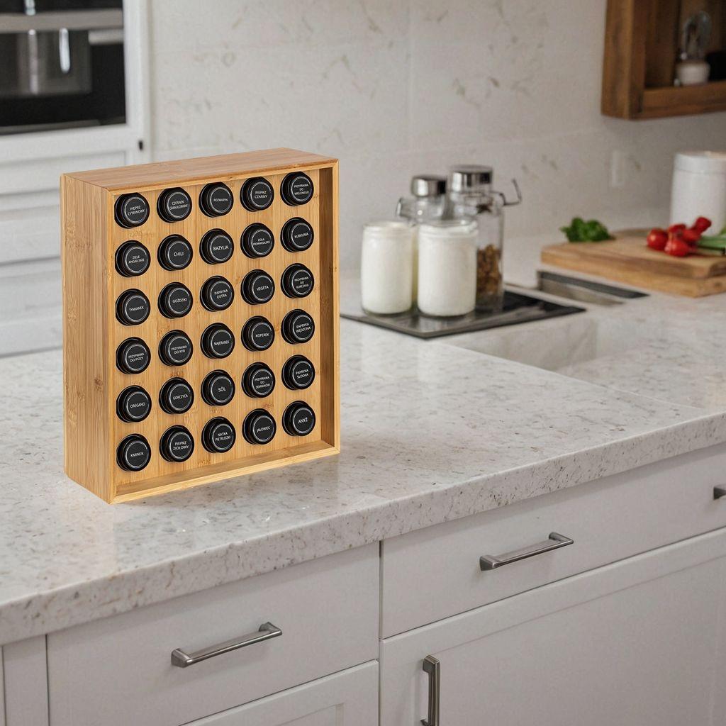 Safran Natural Spice Rack