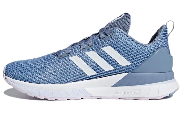 adidas Нескользящие Низкие Беговые Кроссовки Женские Сине-Белые DB1298