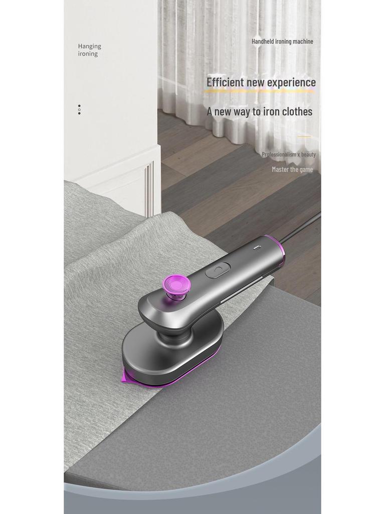 Портативный вращающийся ручной паровой утюг - мини-электрический для бытового сухого и влажного глажки