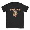 Novelty Music Band Stray Cats T-Shirt for Men Crewneck Cotton T Shirts Short Sleeve Tees Gift Idea Tops