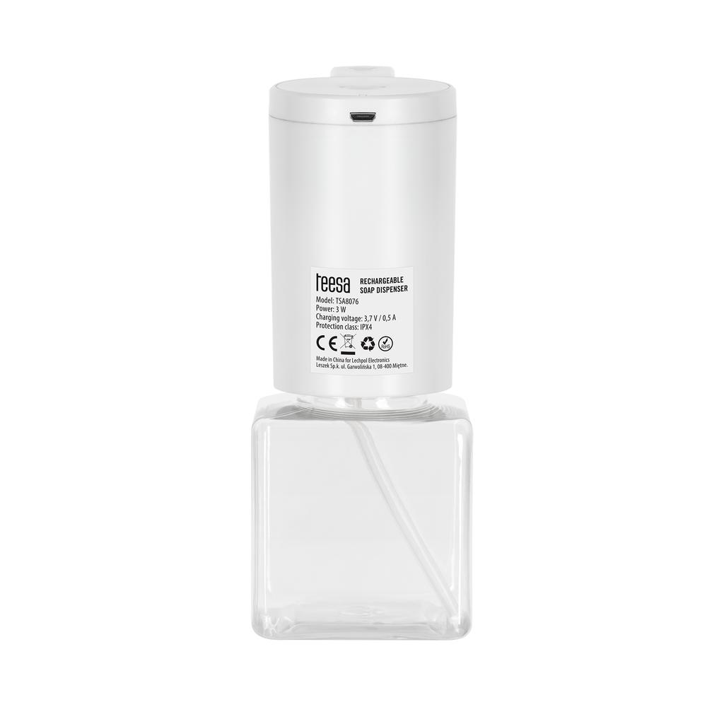 Teesa automatic, battery-operated, touchless foam soap dispenser