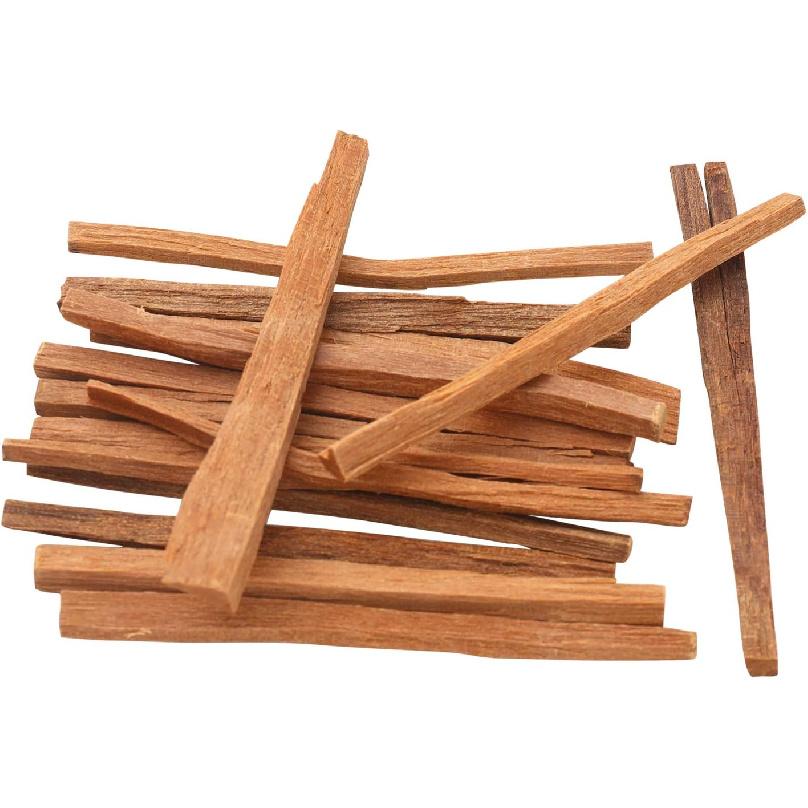 Сандаловое дерево Пало Санто 20 Священных Палочек - Дикий Сбор Высокая Смолистость Палочки для Окуривания для Медитации, Йоги или Молитвы (4 дюйма)