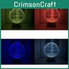 Star Wars Death Star 3d Led Night Light With Touch Control For Bedroom Decor