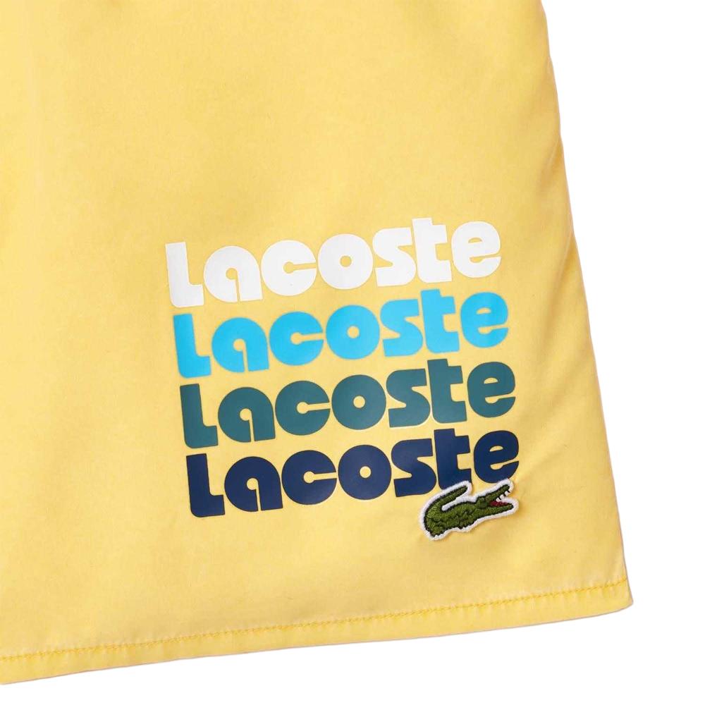 Lacoste Мужские выстиранные плавки средней длины
