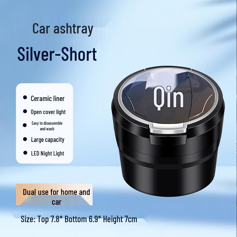 Premium Ceramic Ashtrays for BYD Qin L/Plus/EV Pro/DMI Cars