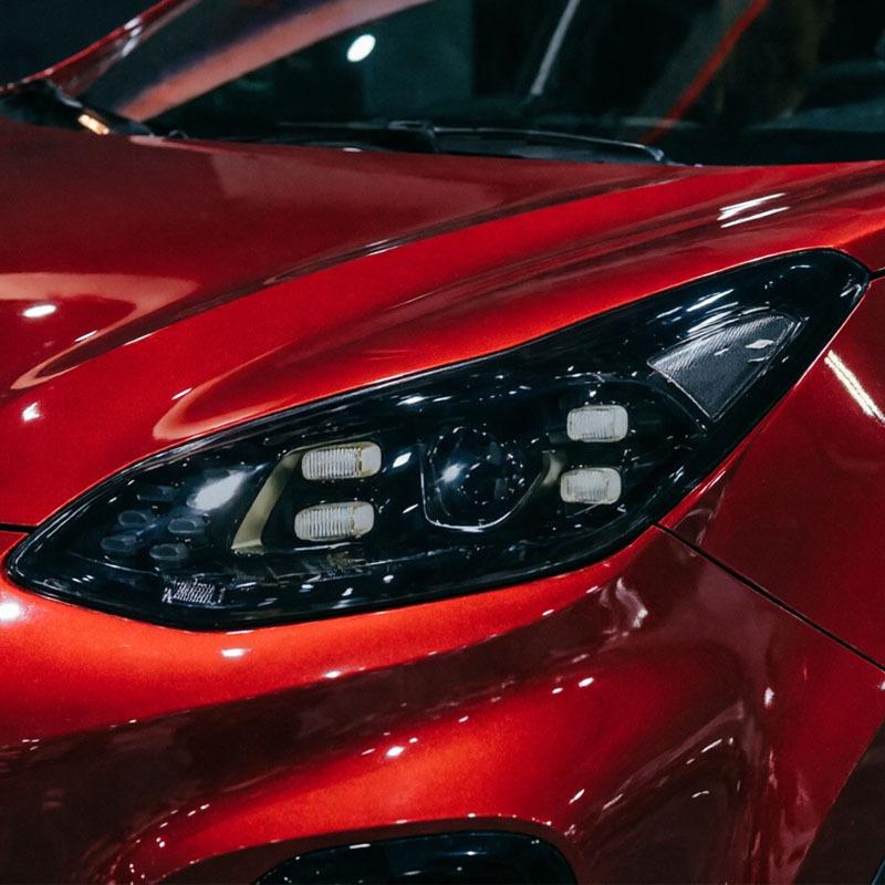 Car Headlight TPU Protective Film for Kia Sportage 2015- Anti-scratch Front Lamp Transparent PPF Sticker Auto Accessories