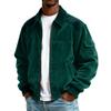 Men's Corduroy Pocket Zipper Jacket Men's Plus Size Casual Sports Jacket