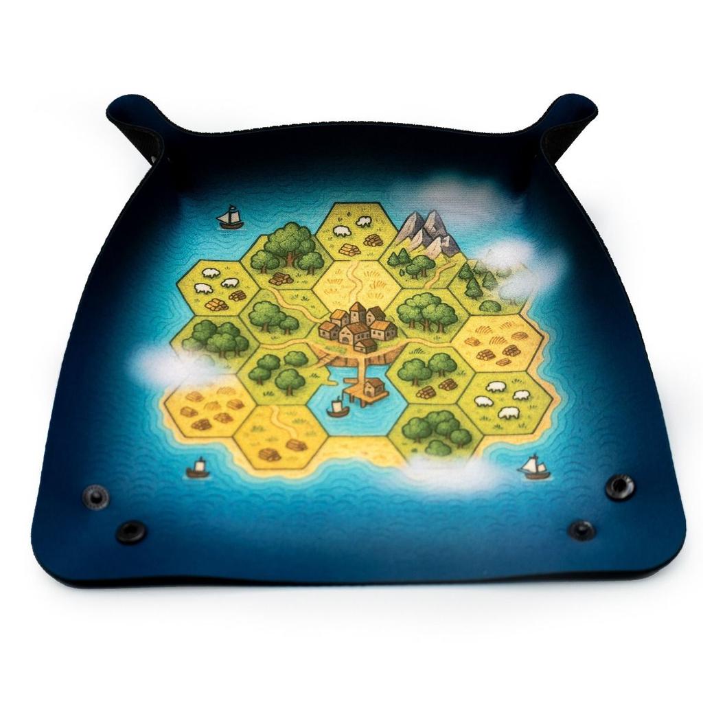 Dice Tray - Settlers 22x22cm