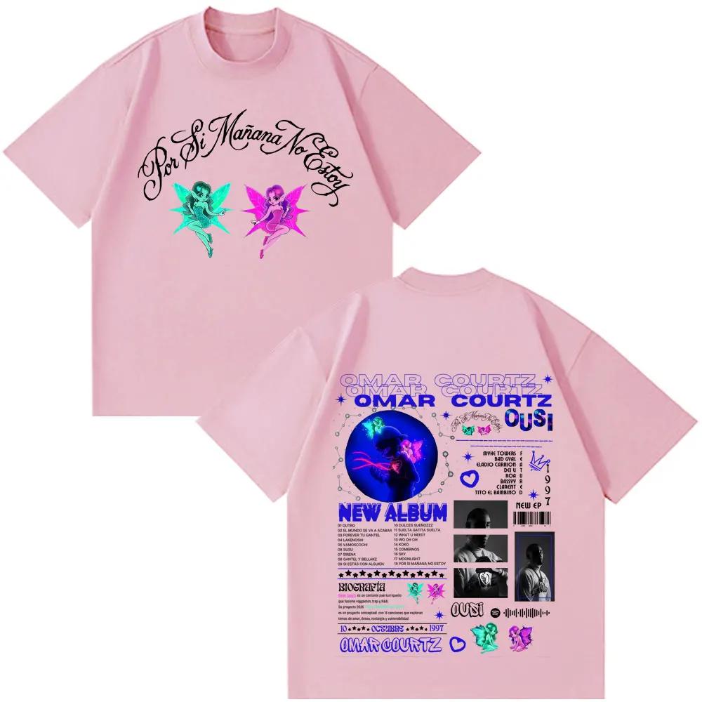 Omar Courtz Por Si Unisexana No Estoy 2026 Tour Print Tshirt Unisex Womens Fashion Casual ONeck Vintage Loose T Shirts Fan Gifts
