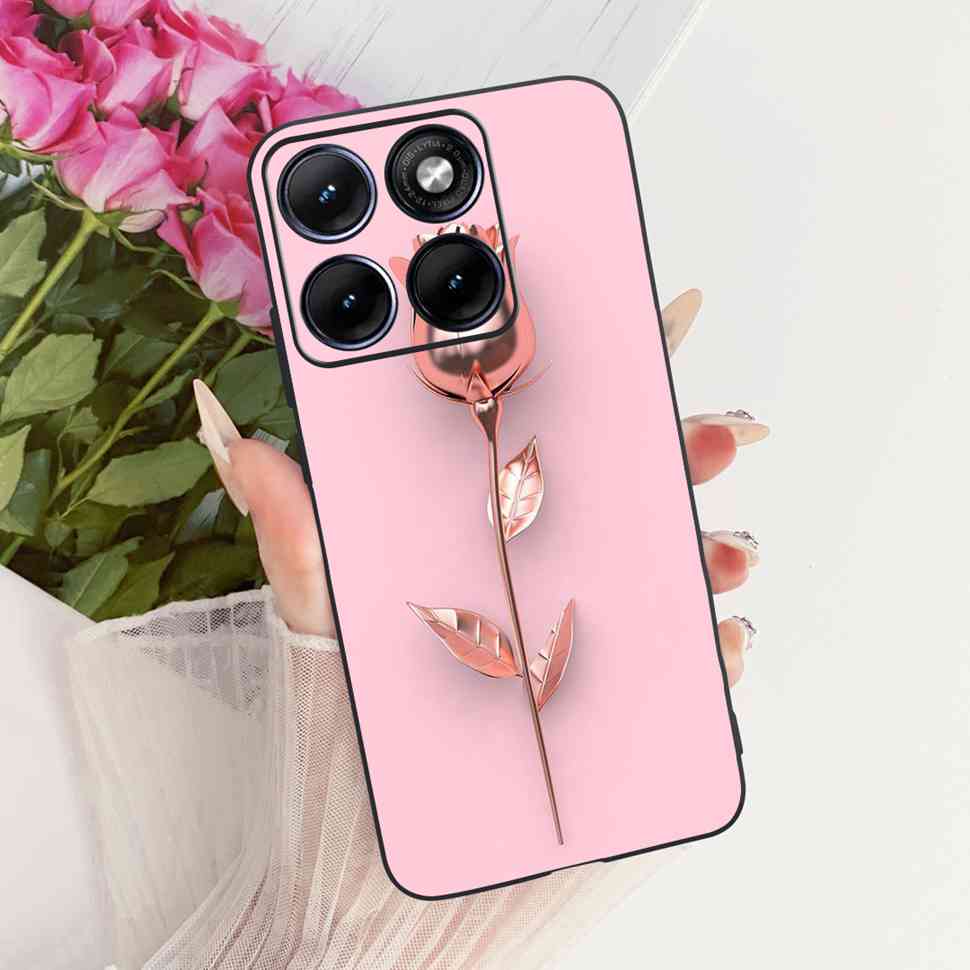 Чехол для Motorola Edge 70 Fusion 5G Мультяшный Кот Панда ТПУ Черный Чехол для XT2605-1 XT2605-2 XT2605-4 Мягкий Силиконовый Чехол для Телефона