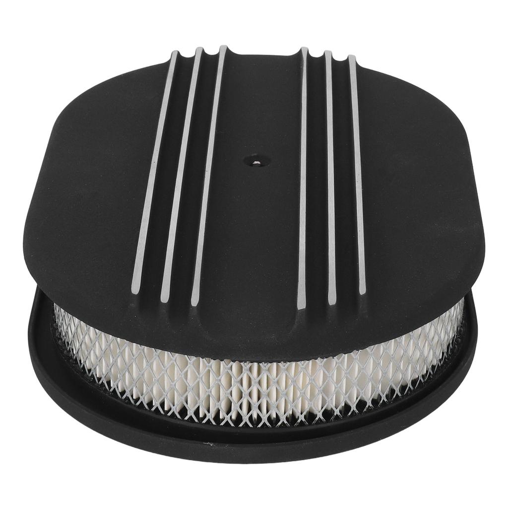 12-дюймовый овальный воздушный фильтр из черного алюминиевого сплава, мощная фильтрация, сменный воздушный фильтр для Ford