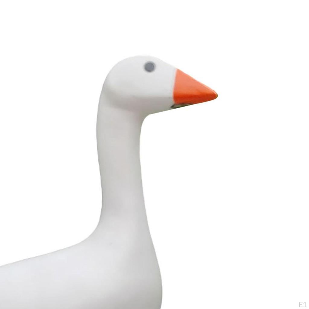 Статуэтка Гусь Утка Держатель для ключей Подарки Полимерные аксессуары Скульптура животного для хранения Офис