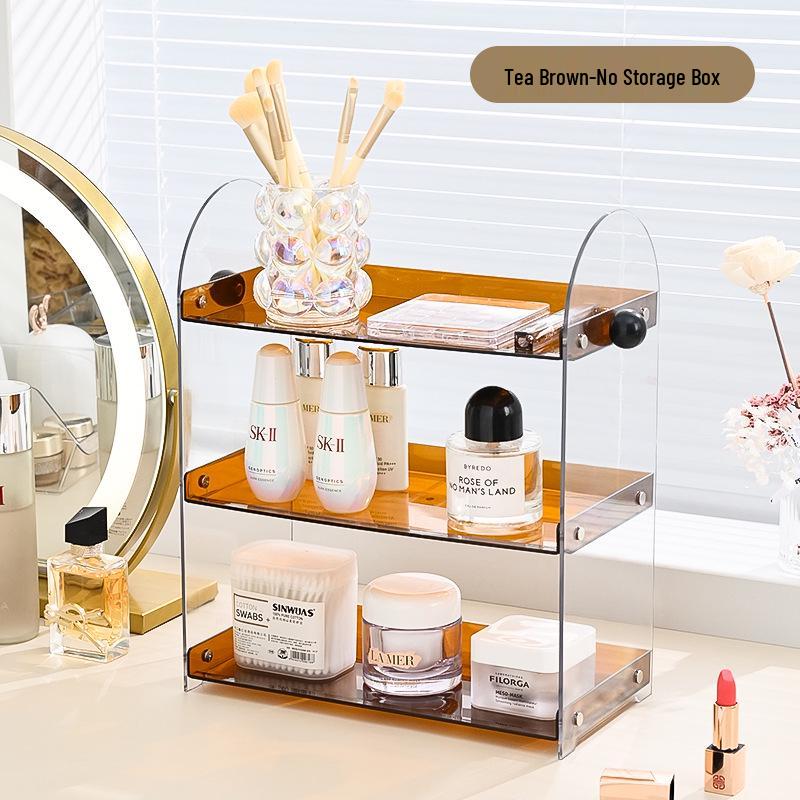 Высококлассная стойка для хранения косметики в китайском стиле для макияжа и средств по уходу за кожей