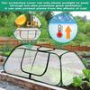 Collapsible Plant Greenhouse Plants Pop-Up Mesh Cover with Side Window Planter Box Protector Cage for Raised Beds Fruits Vegetable Rows Seedlings