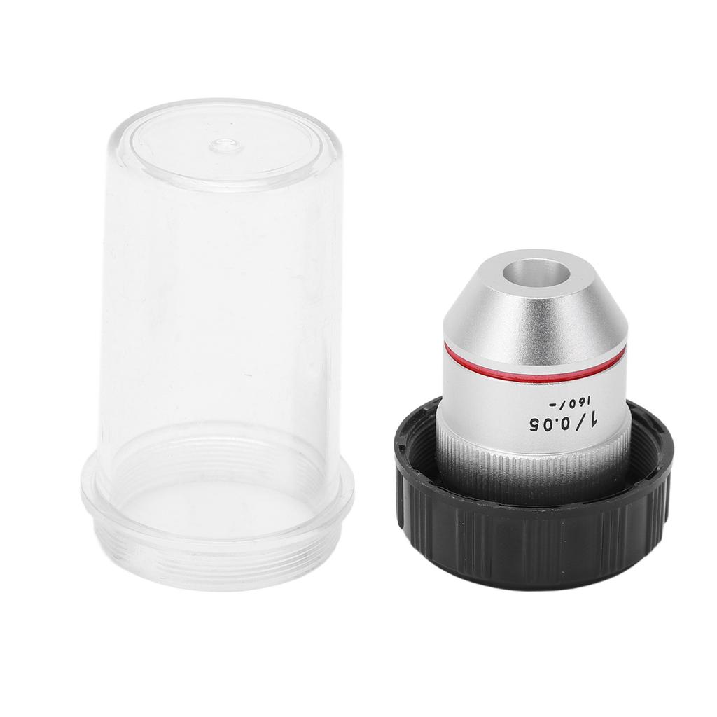 Achromatic Microscope Objective RMS Threaded 1X 195 Achromatic Objective Lens for Biological Microscope