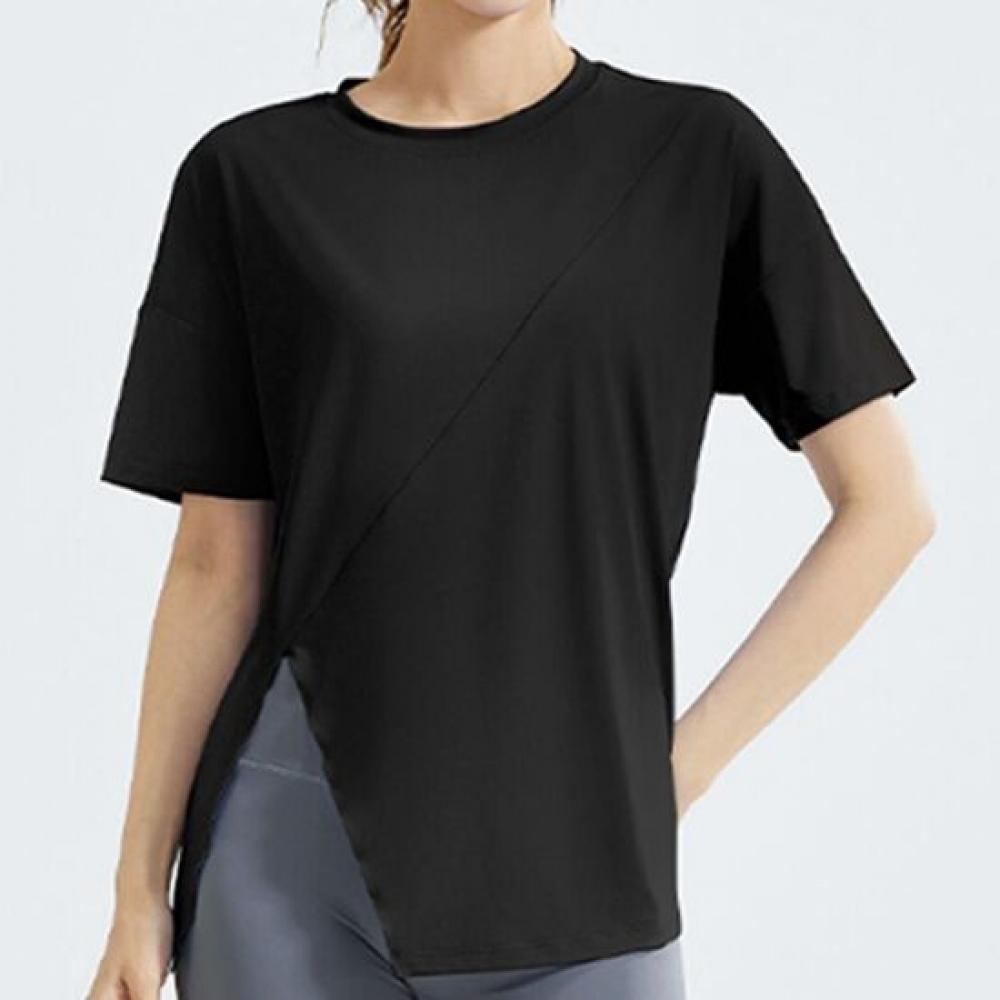 Navava Women Daily Loose FiT T shirT wiTh Hem sliT nT3423