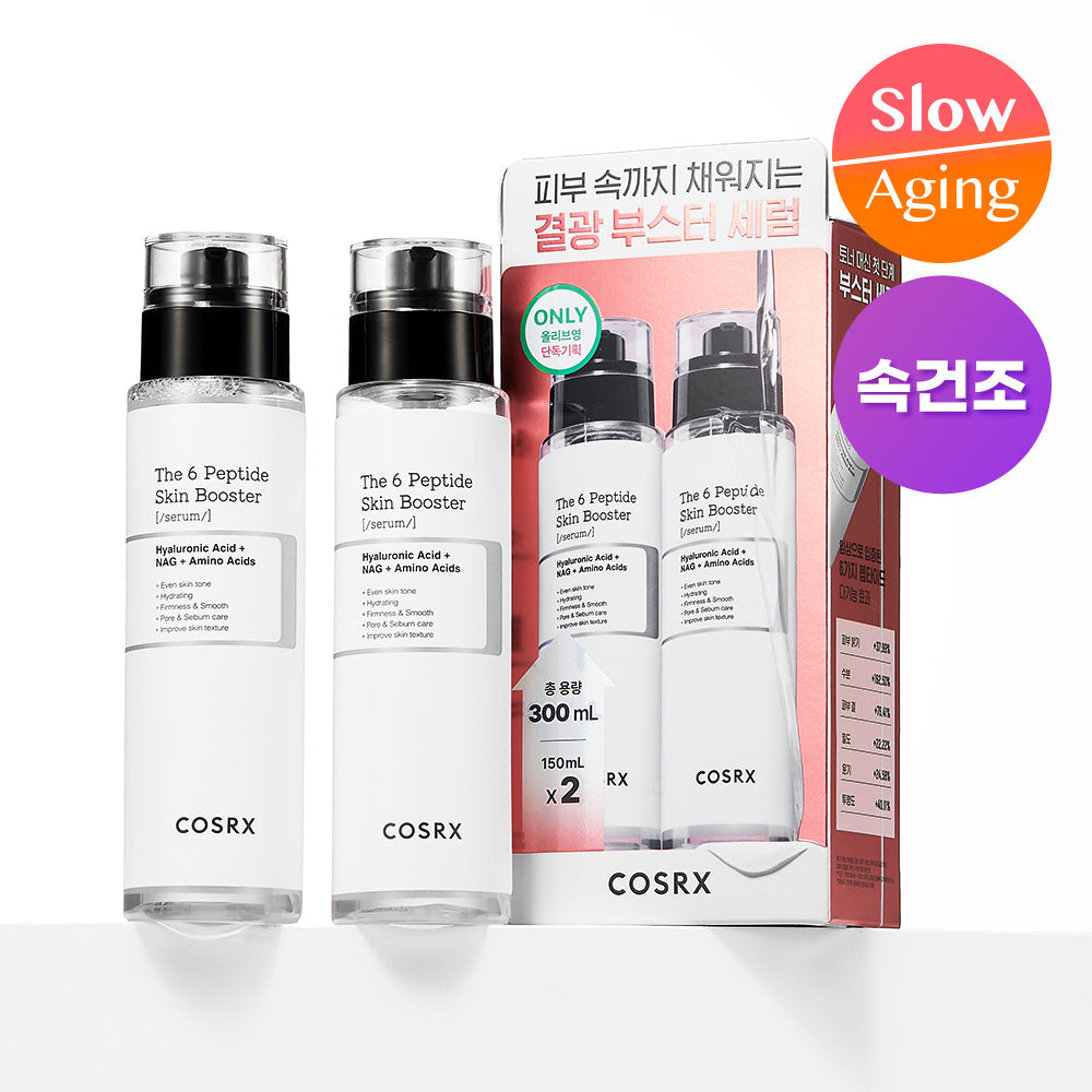 COSRX The 6 Peptide Skin Booster Serum (2-pack)