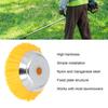 25mm Nylon Wheel Brush Trimmer High Hardness Nylon Manganese Steel Wire Trimmer Head for Courtyard Garden