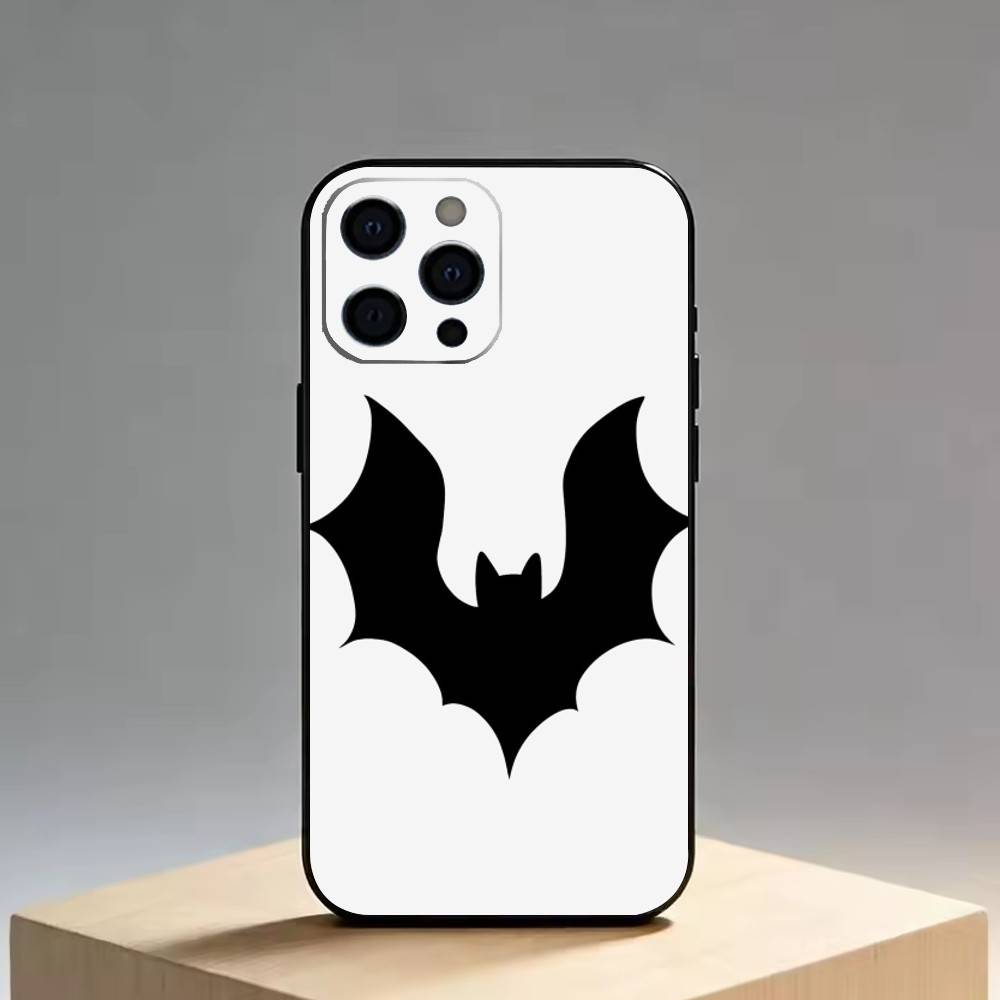 Bat Spider Pattern Matte Texture Phone Case Silicone Soft For IPhone 17 16 15 14 13 12 11 X XR Plus Pro Max Plus