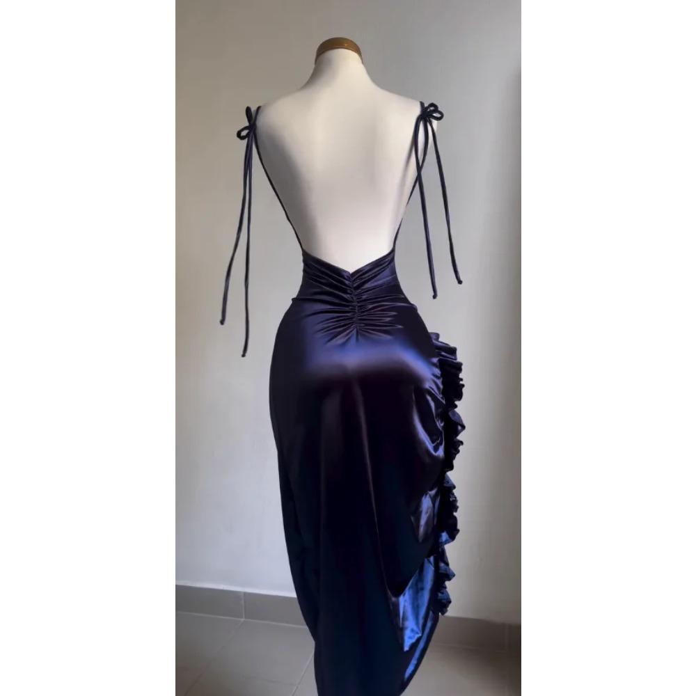 Европа и Соединенные Штаты Взрывное Новое Трансграничное Платье Летнее Чувство Взрослости Y2K Сексуальное Платье Халтер SpiAe Girl