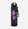 Anime Cartoon K-Pop Demon Hunters Printed 750Ml Water Bottle Large Capacity Drinking Cup Portable Outdoor Sports Water Cup Children Gift