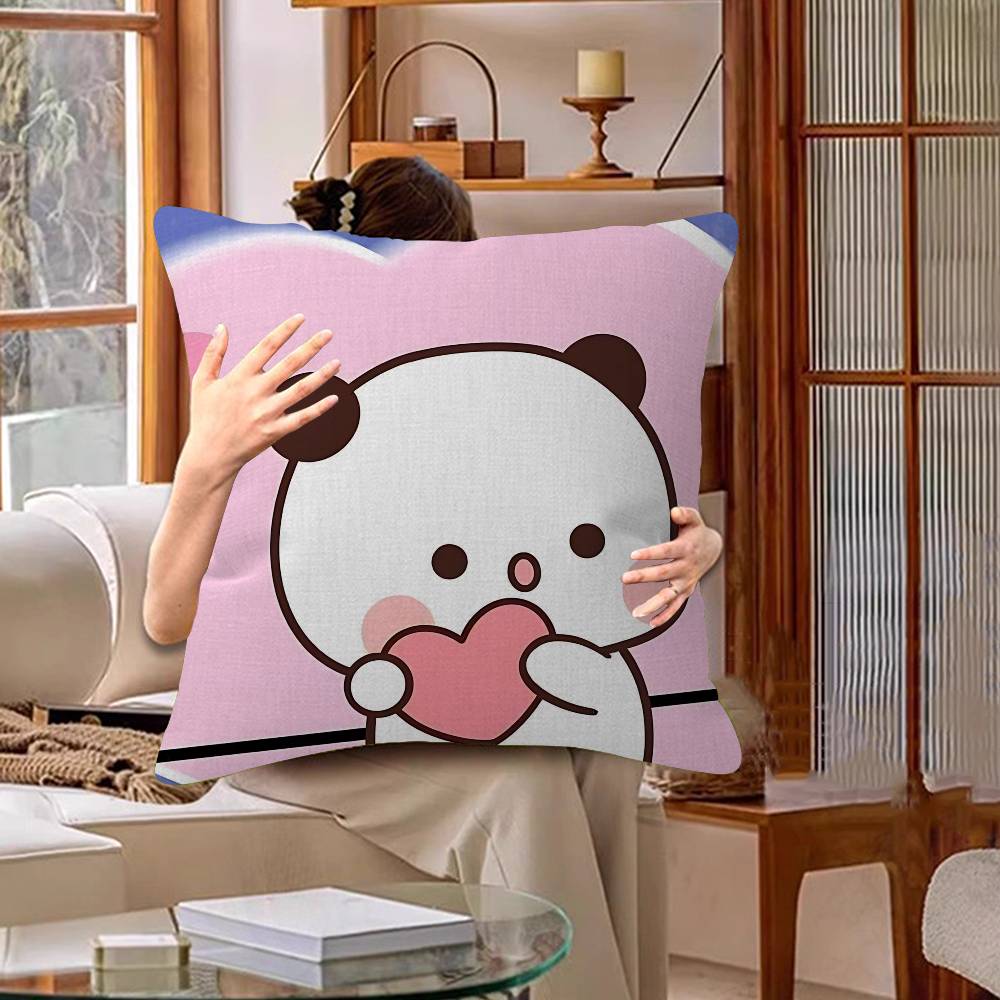 Bubu And Dudu Cute Cartoon Pillow Cushion Cover Pillowcase Living Room Sofa Home Decor