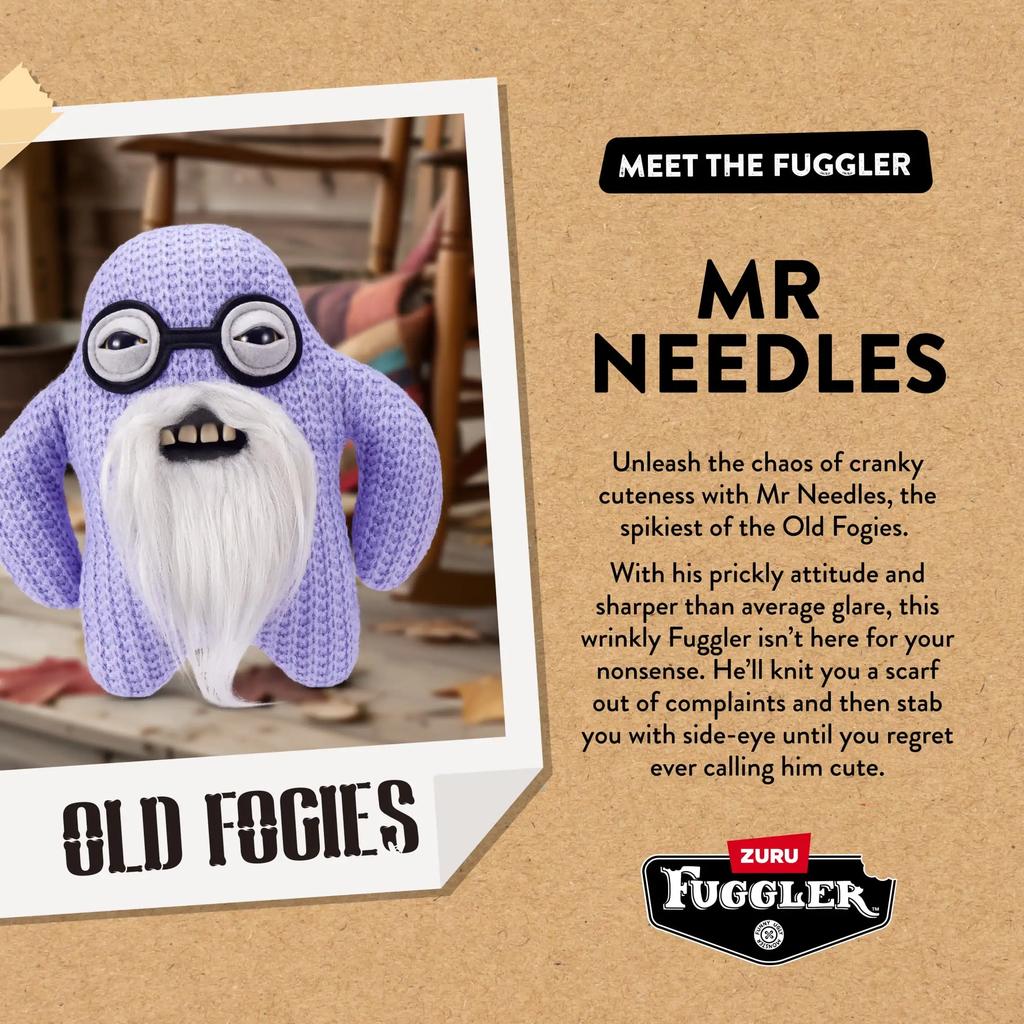 Плюшевые игрушки Fuggler Old Fogies Мягкая игрушка Коллекционная Мягкая Забавная Уродливая Монстр Плюшевая игрушка Кукла Милый Мультяшный Персонаж 22 см