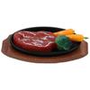 Realistic Miniature Steak Toy with Fake Meat for Dollhouse Kitchen Decor and Play Accessories Assorted Color