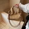 Autumn and Winter New Suede Bag Casual Retro Fashion Shoulder Bag Women Large Capacity Texture Commuter Tote Bag Women