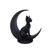 3D Printed Cat Sculpture Minimalist Style Desktop Decoration Dark Style Cat Statue  Party
