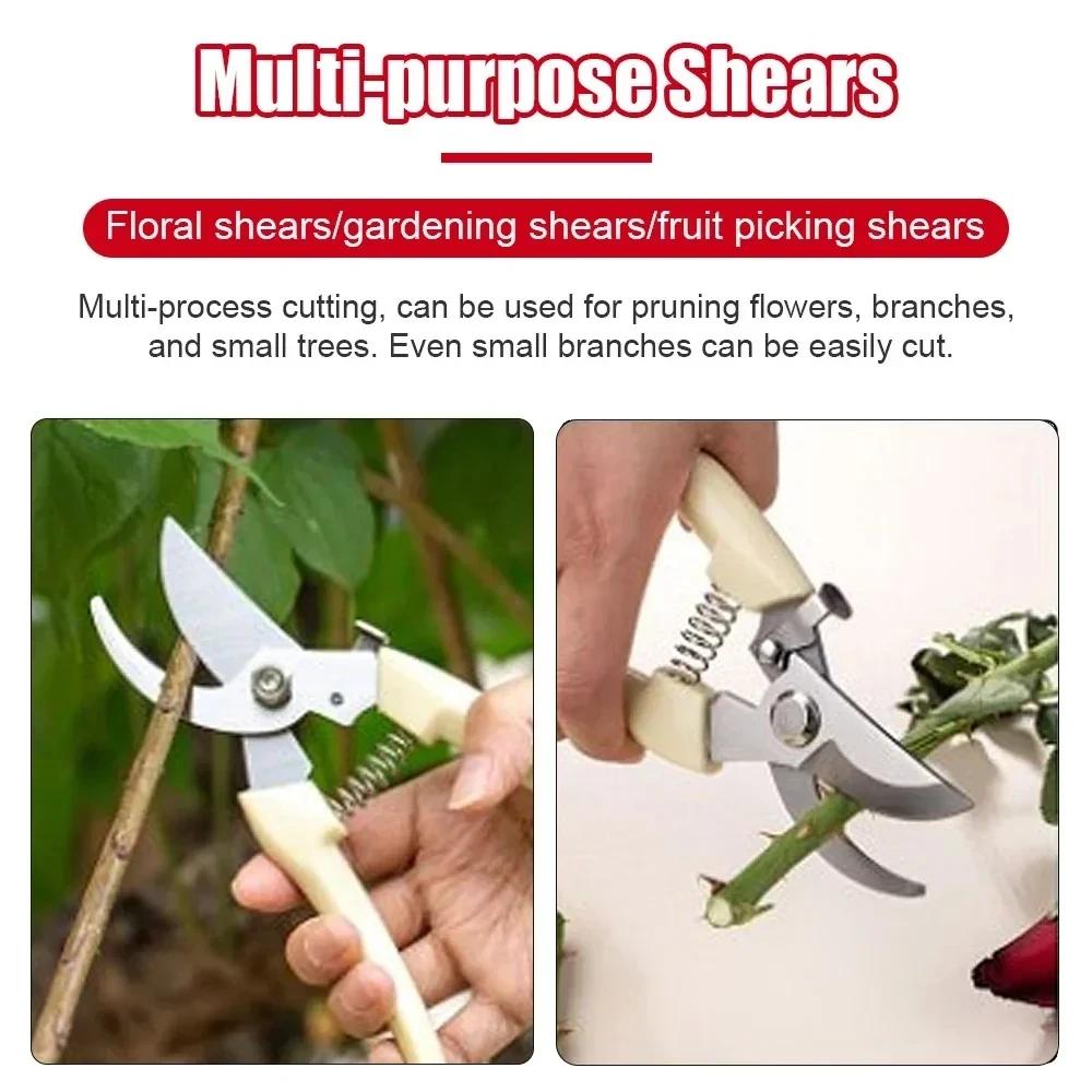 Pruner Scissor Hand Tools Bonsai for Gardening Stainless Steel Pruning Shear Branch Tool Shear Gardening Fruit Tree Pruning Tool