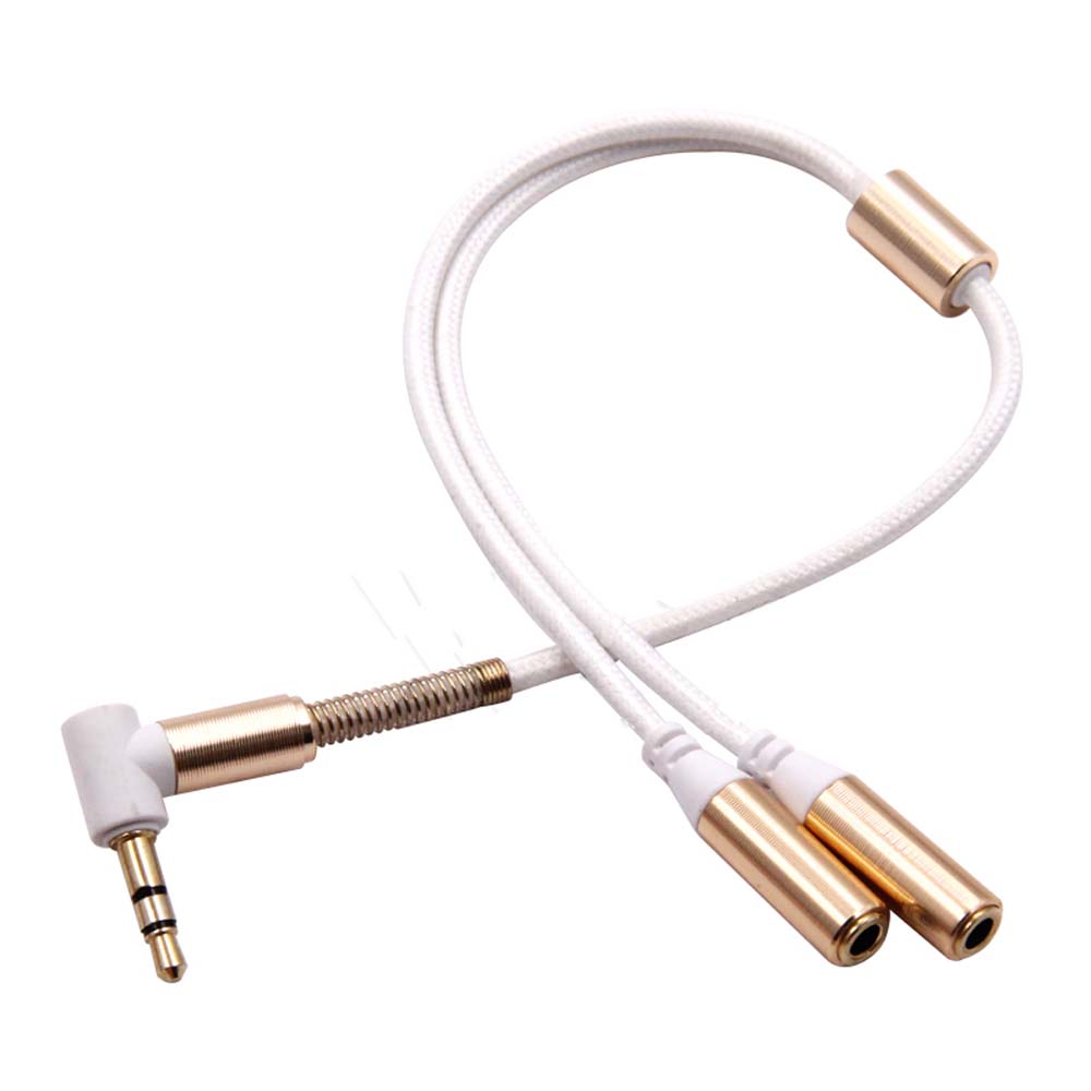 Jack Splitter Male to Female Audio Extension Cables Audio Cable Y Splitter Cable Headphone Adapter