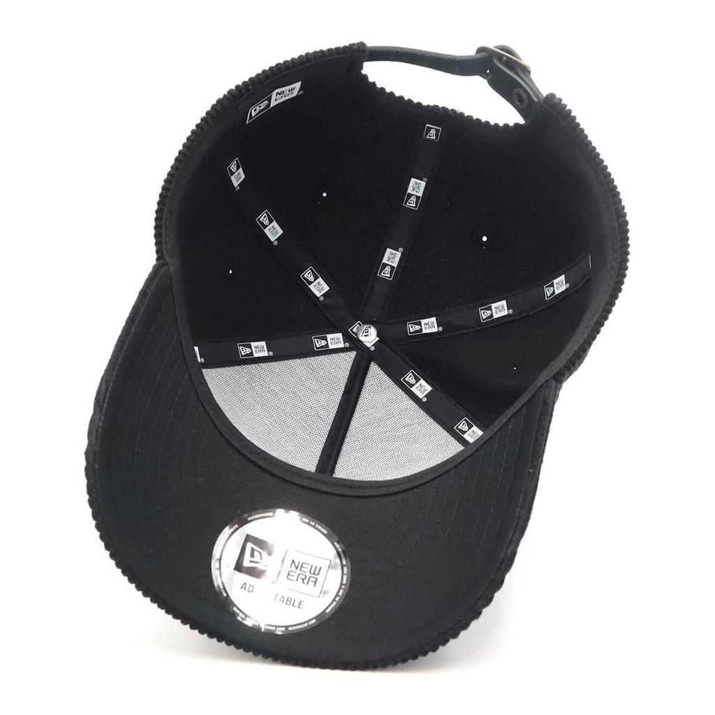 Newera Кепка 9FORTY 14507952 N138AF117 Вельвет Черный БЕСПЛАТНАЯ кожаная нашивка ONSPOTZ Изготовленная на заказ кепка Snapback Q4TY Стильный уличный бренд Специализация Путешествия