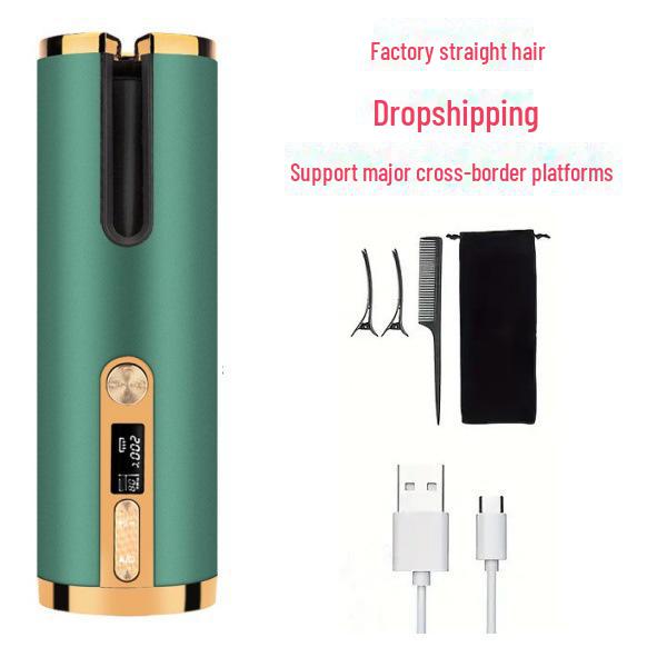 USB-зарядка для больших волновых автоматических вращающихся щипцов для завивки 40