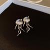Frosted Jellyfish Earrings - Creative Design with Sweet and Cool Style