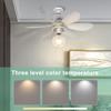 Потолочный вентилятор светодиодная лампа E27 база пульт дистанционного управления современный светодиодный потолочный вентилятор 3 скорости люстра потолочный вентилятор с регулировкой яркости для спальни кухни