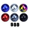Car Modification Manual Universal Stem Head Aluminum Alloy Round Ball Gear Handle Head Round Trolley Bobblehead