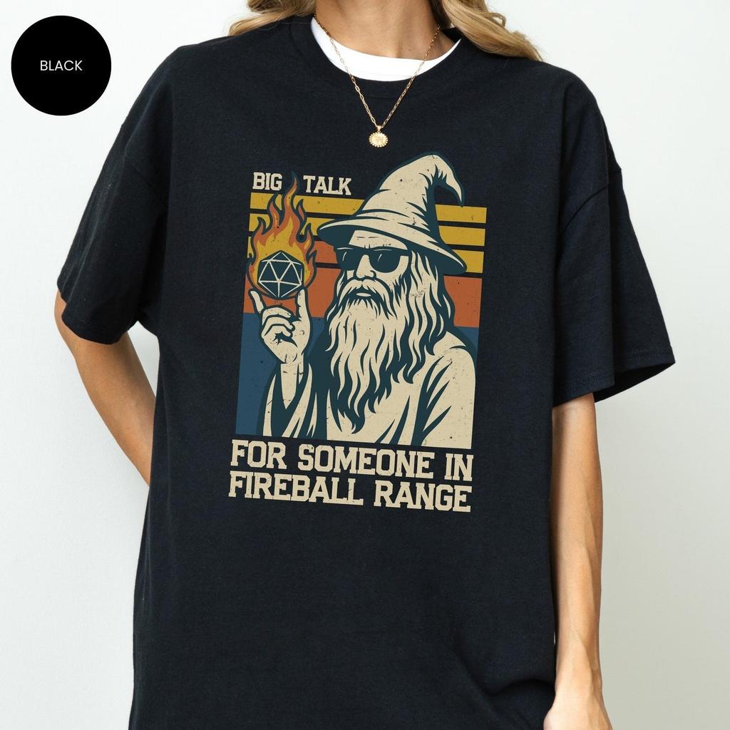 Sarcastic Wizard Shirt, Fantasy Dragon Tee, Magic Spell Humor Shirt, Gamer Gift