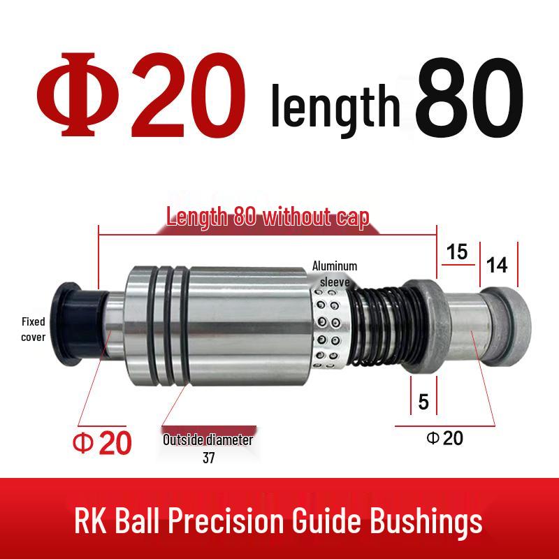 Replacement Disc Mill Mold Accessories - Cross Roller Rolling Rubber Sleeve & Outer Guide Post Bushing Set
