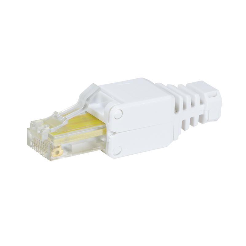 RJ45 Cat.5e LogiLink plugs - easy installation, T568A/B color coding