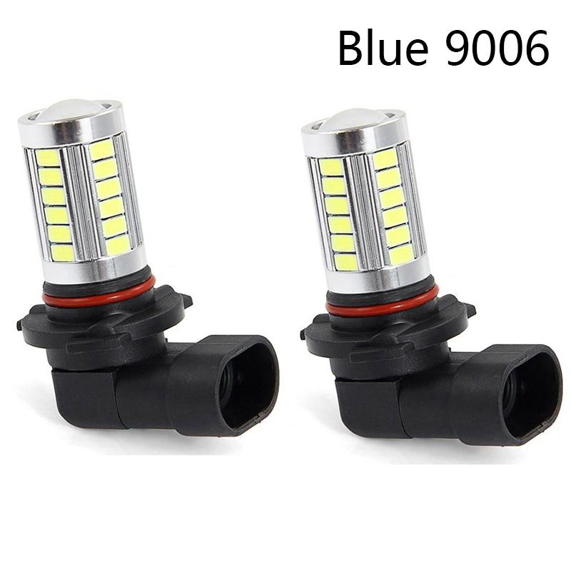 2 шт. автомобильный H8 H11 светодиодный 9005 9006 5630 33SMD противотуманный фонарь авто задний тормозной фонарь указатель поворота дневные ходовые огни лампа