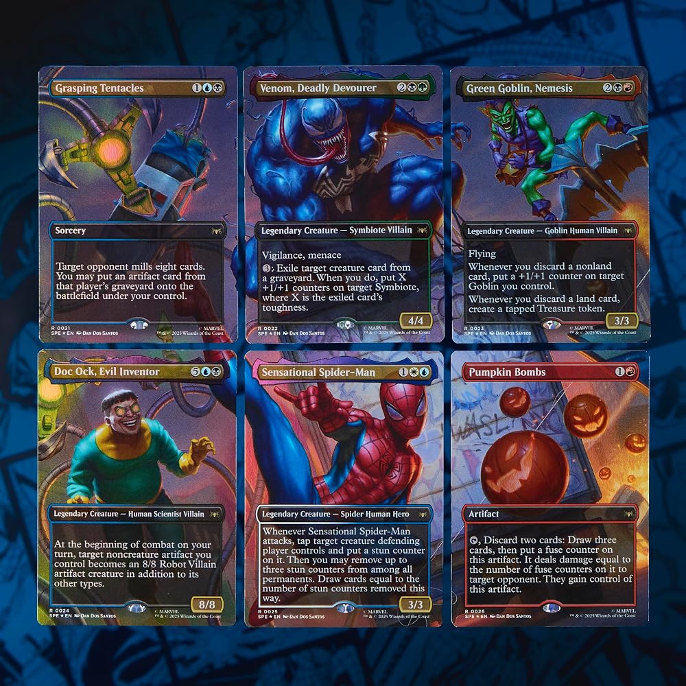 Магия: Сбор Marvel Человек-паук Сценарная Коробка Английский MTG Трека Wizards of the Coast SPM D4531...