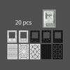20 pcs/pack Hollow out window Style DIY Scrapbooking accessories Decorative Diary Album Junk Journal Supplies