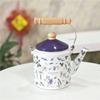 Эмалированный чайник 2,0 л, совместим с открытым огнем, посуда