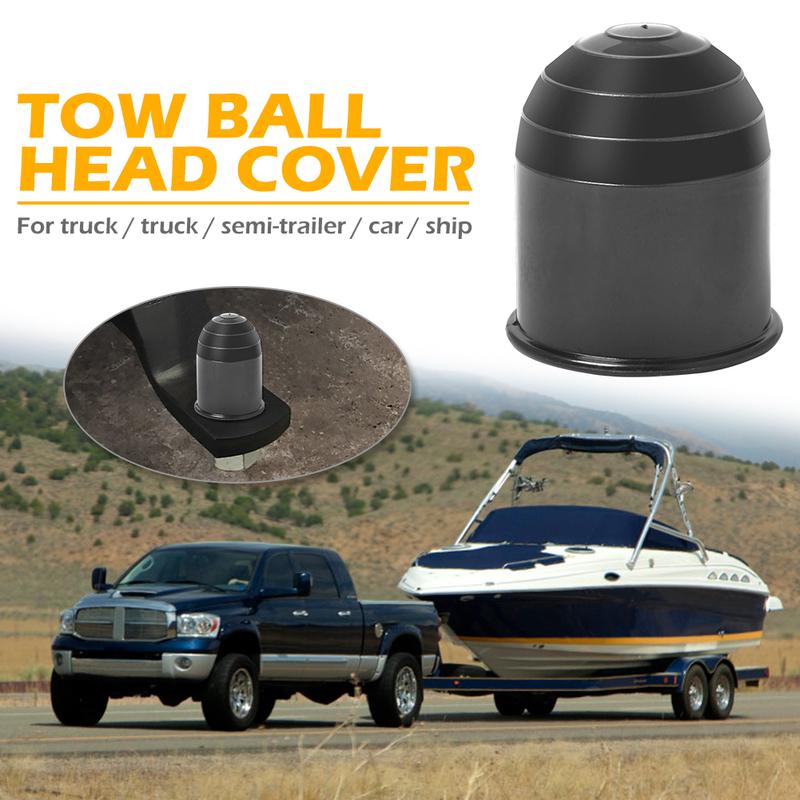 Universal 50mm Auto Vehicle Tow Bar Ball Cap Cover Hitch Trailer Towball Protect