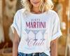 Клубная футболка Dirty Martini с изображением оливкового коктейля Винтажная рубашка для бара A22