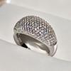Luxurious Star Ring Full Diamond Zircon Copper Womens Fashion Jewelry